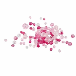 Facetperlemix - Pink, 45 gr.