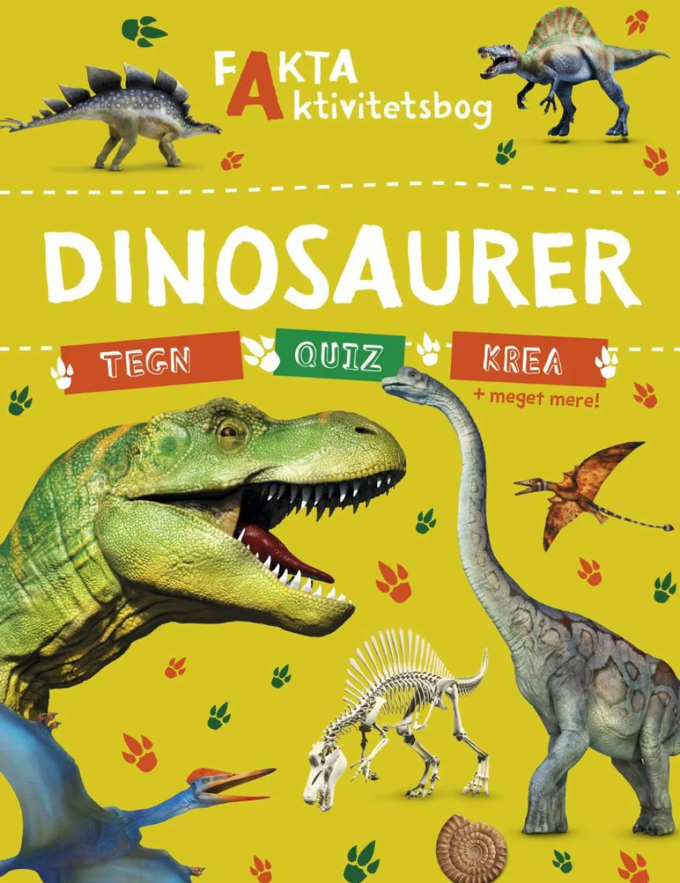 Fakta-aktivitetsbog: Dinosaurer