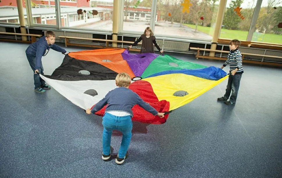 Faldskærm m. lommer - Ø3,6 M