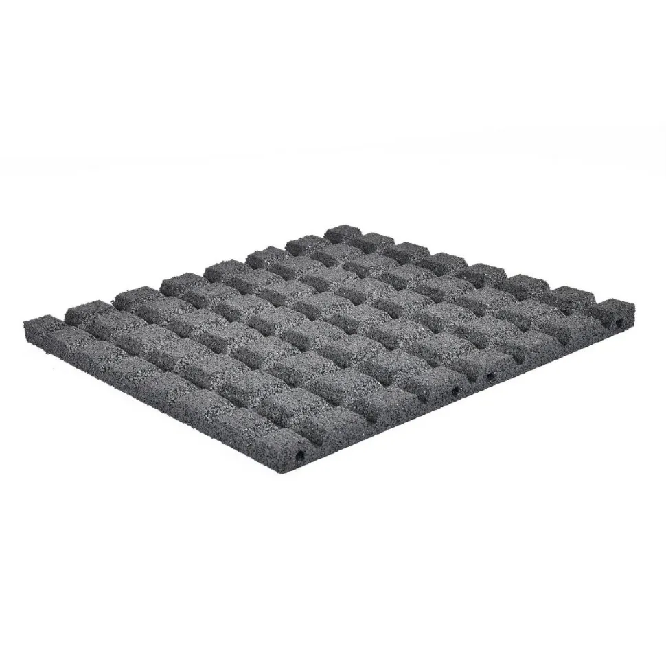 Faldunderlag 50 x 50 cm / 30 mm tyk - Grå