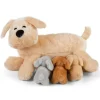 Familiebamse - Hundemor med hvalpe
