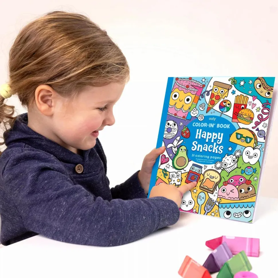 Farvelægningsbog - Happy Snacks