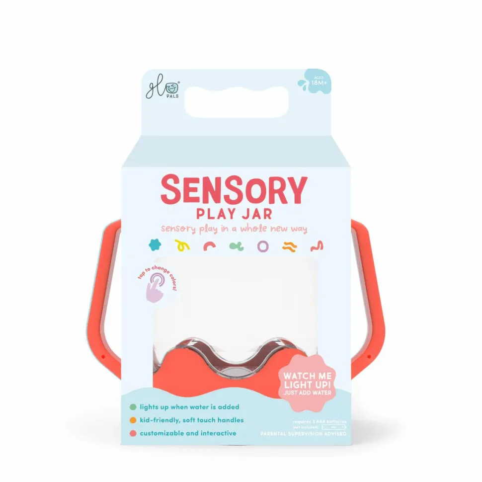 Fascinationskrukke med lys - Koral