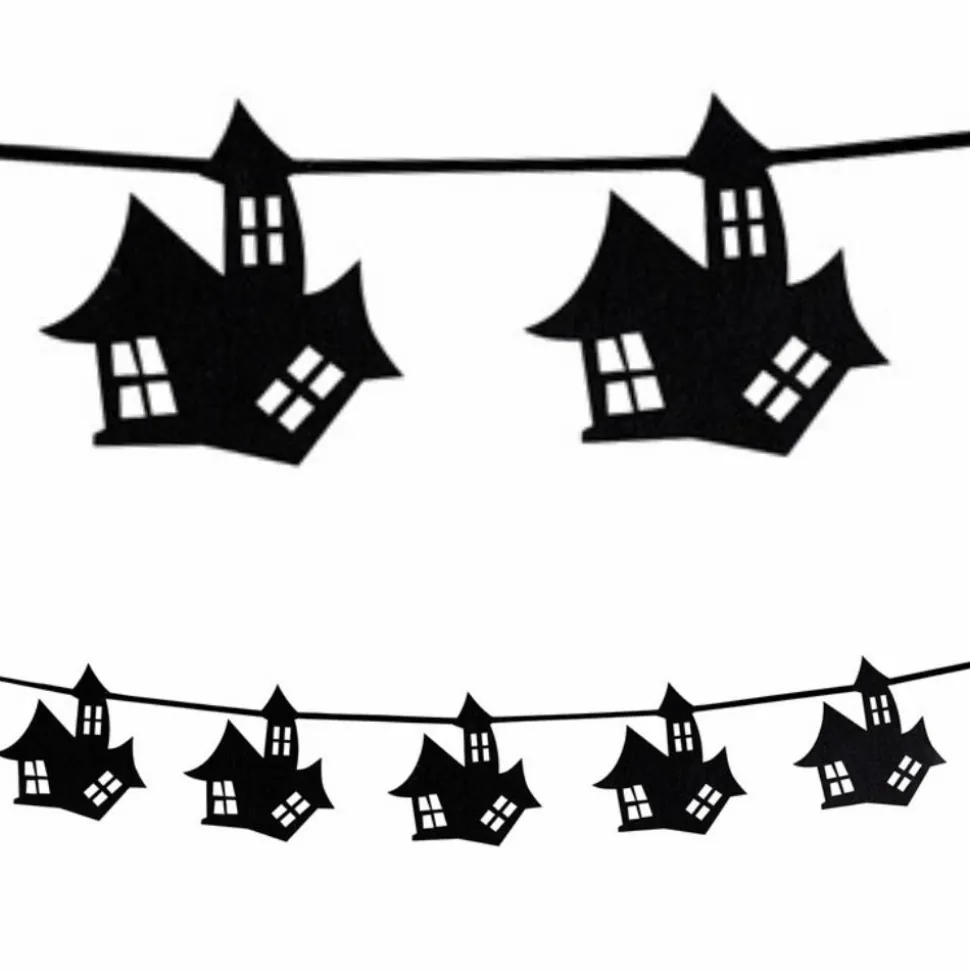 Filtguirlande - Hjemsøgte huse, 105 cm