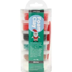 Foam Clay 6  x14 gr. - Julefarver