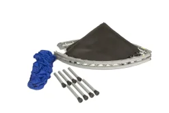 Foldbar fitness trampolin - Ø140 cm
