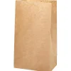 Gavepose 15x27 cm. - Brun, 100 stk.