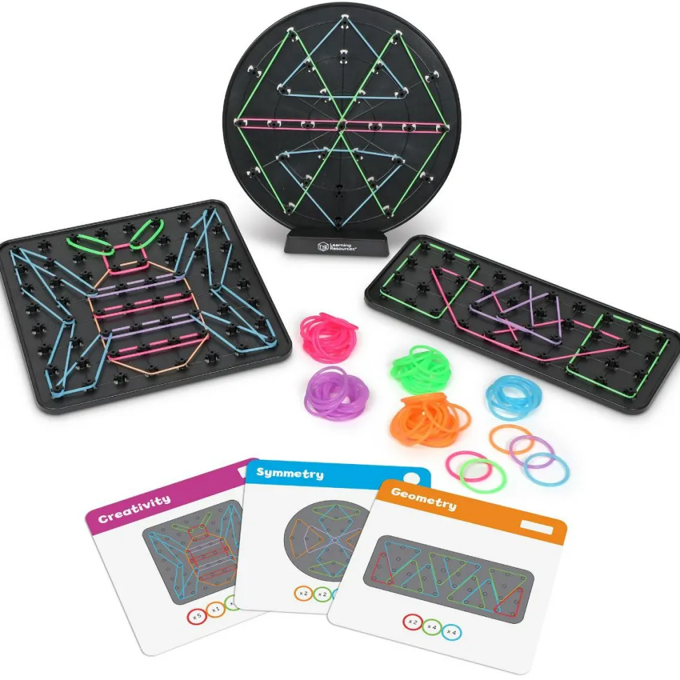 Geoboard - Lav former med elastikker