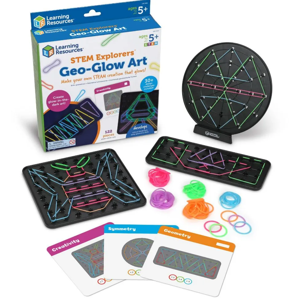 Geoboard - Lav former med elastikker