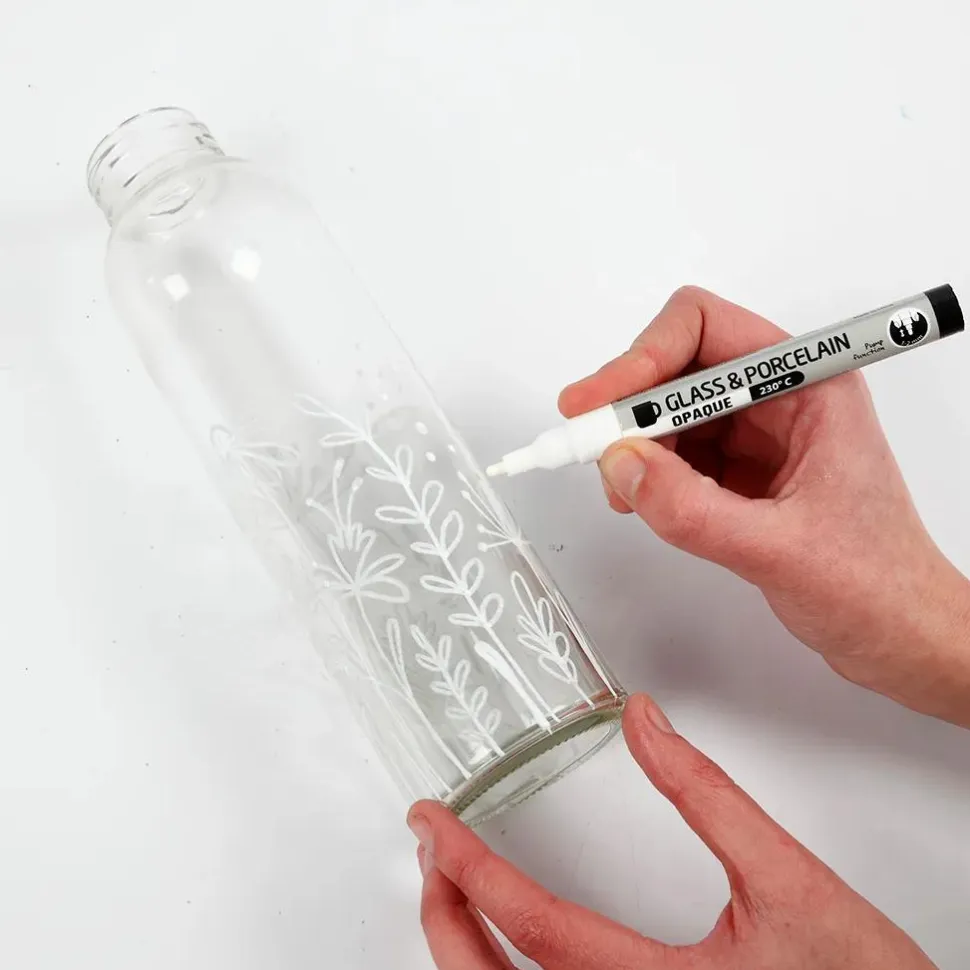 Glas- & porcelænstusser - Halvdækkende, 12 stk