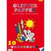 Glitterpapir A4 - 10 ark