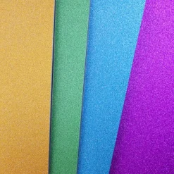 Glitterpapir A4 - 10 ark