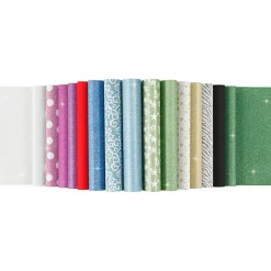 Glitterpapir A4, 30 ark