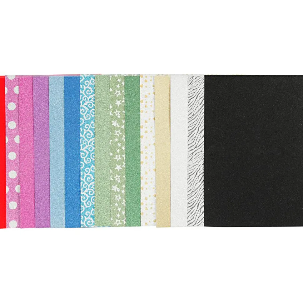 Glitterpapir A4, 30 ark