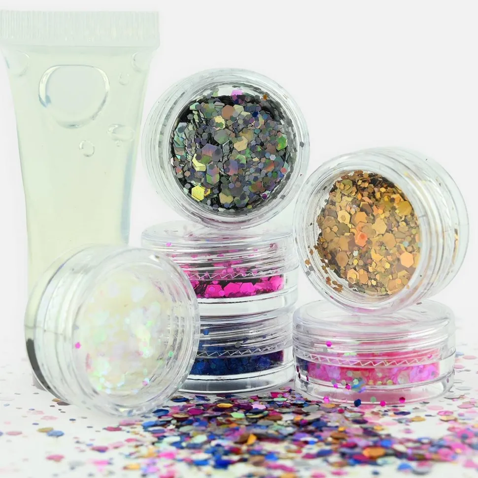 Glittersæt til ansigt og krop