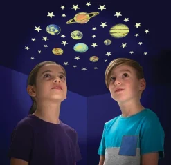 Glow - Planeter + stjerner, 43 dele