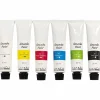 Gouache maling 20 ml. - Basisfarver, 6 stk