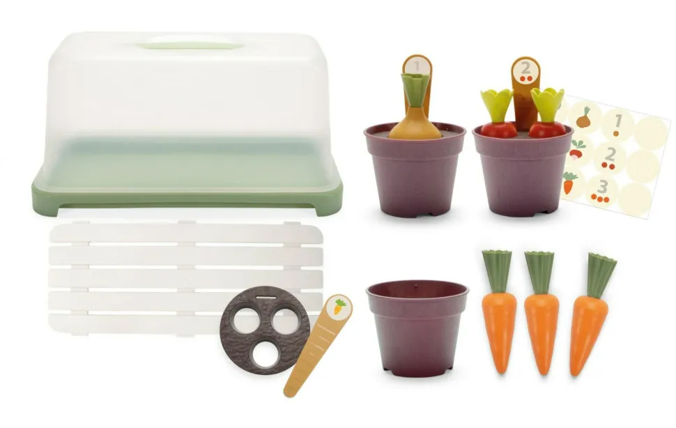 Green Garden mini drivhus, 18 dele