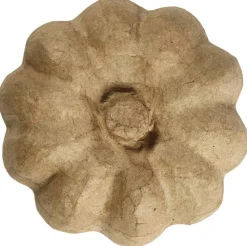 Græskar i papmaché - Ø16 cm.