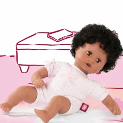Götz dukke - Muffin, Afro-Amerikansk 33 cm
