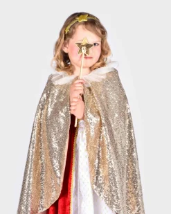 Guldkappe, stav, hårbånd, str. 3-8 år