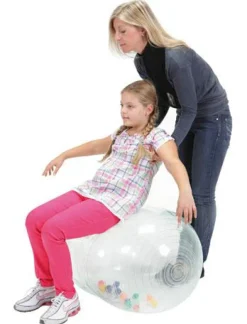 Gymnastikbold Rulle 55cm transparent