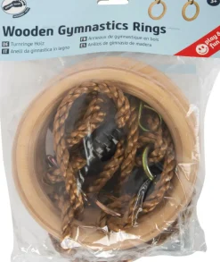 Gymnastikringe i træ - Ø 18 cm