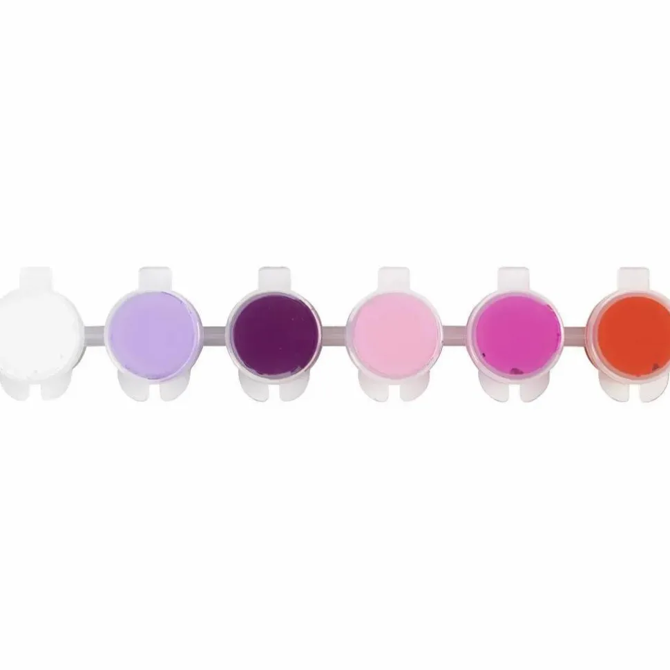 Hobbymaling - Lilla/pink, 6 x 5 ml.