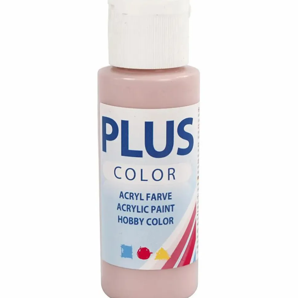 Hobbymaling 60 ml - Støvet rosa, 1 stk