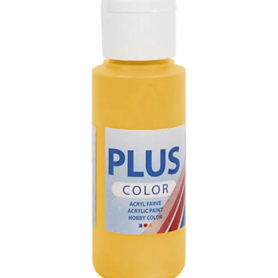 Hobbymaling 60 ml - Yellow sun, 1 stk