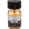 Hobbymaling metallic 30 ml - Guld, 1 stk