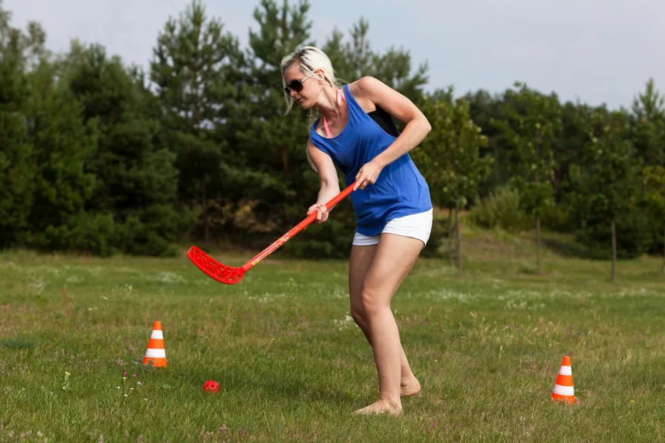 Hockeysæt med stave + bolde