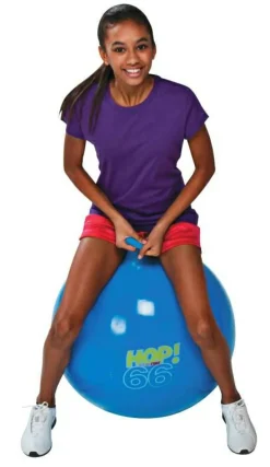Hoppebold 65cm blå