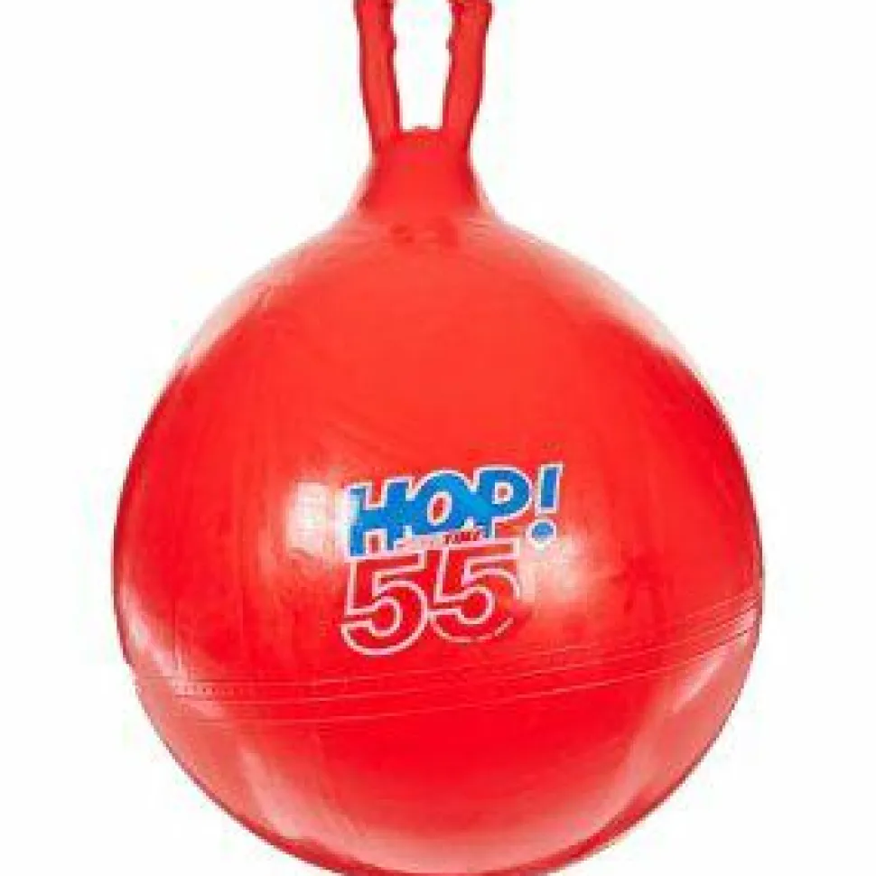Hoppebold 55cm rød