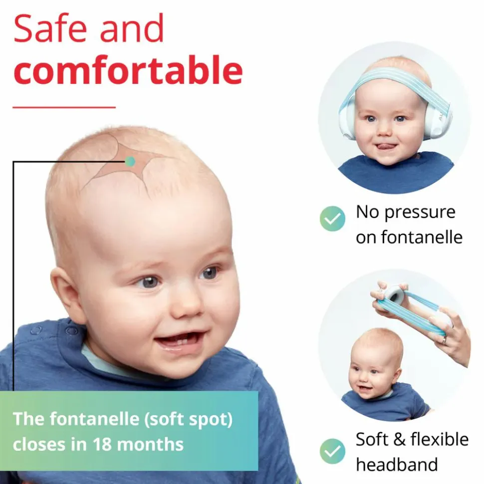 Høreværn Muffy Baby 1-3 år - Blå