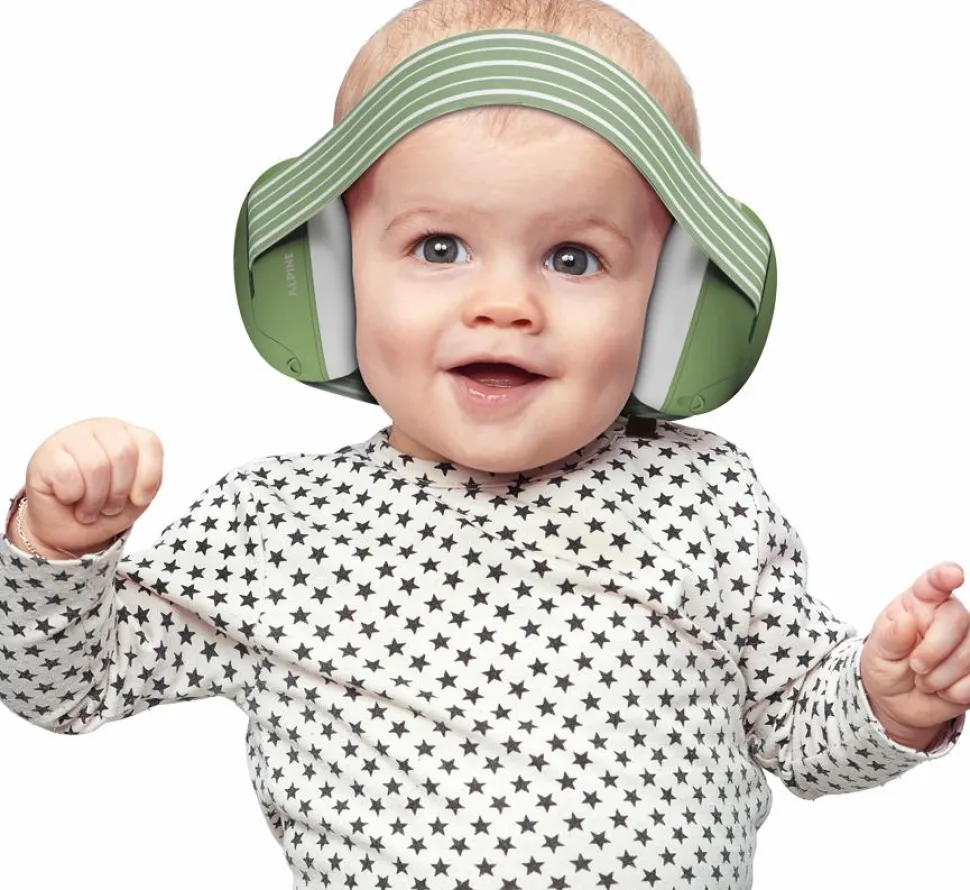 Høreværn Muffy Baby 1-3 år - Grøn
