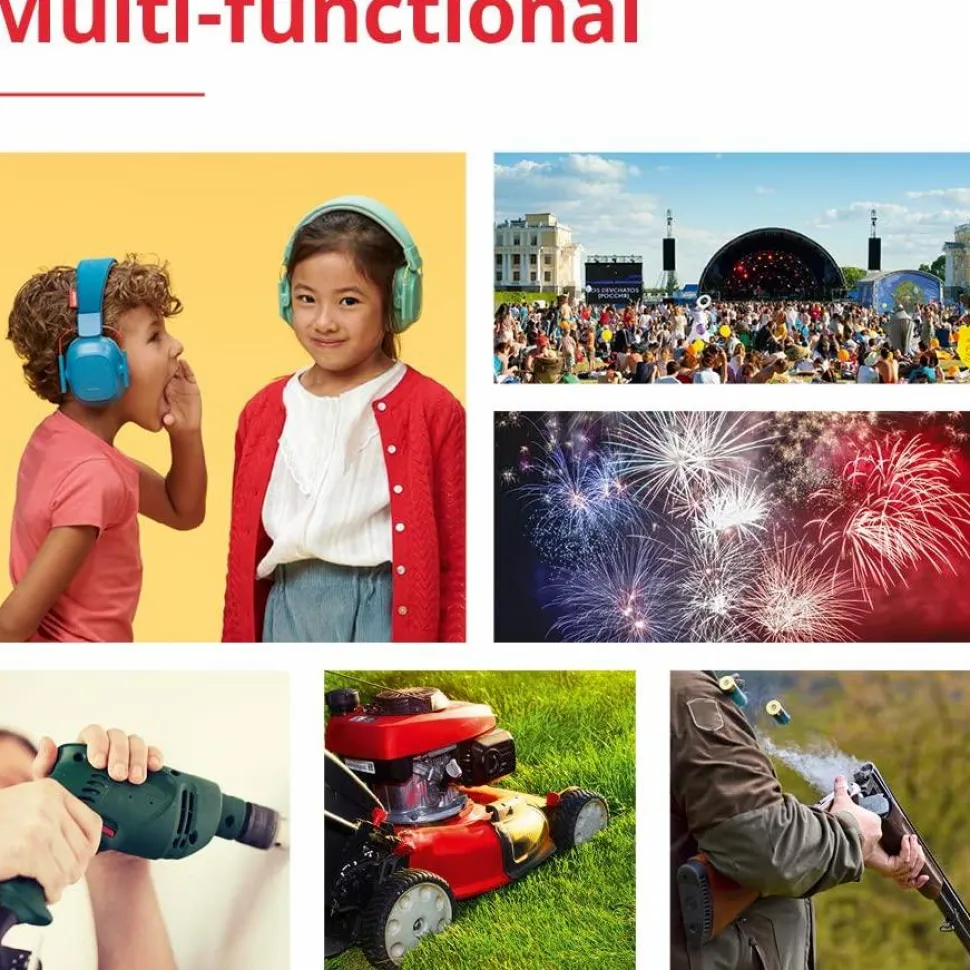 Høreværn Muffy Kids 5-12 år - Grøn