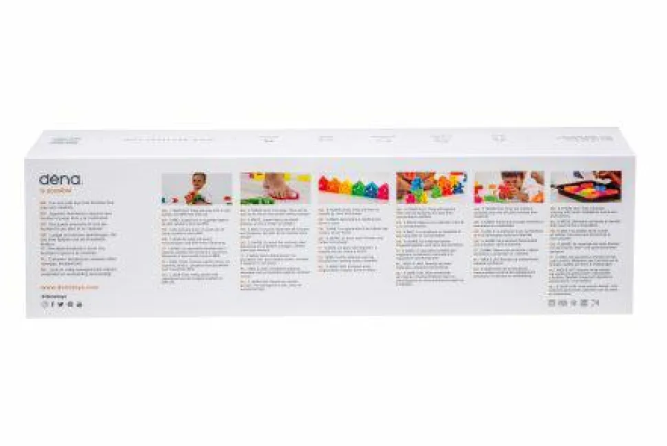 Huse, figurer og træer i silikone, 18 dele