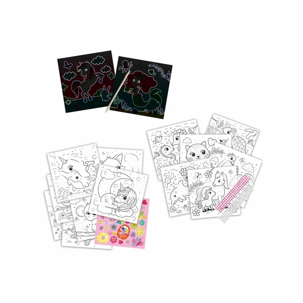 3-i-1 aktivitetsbog - Enhjørninger