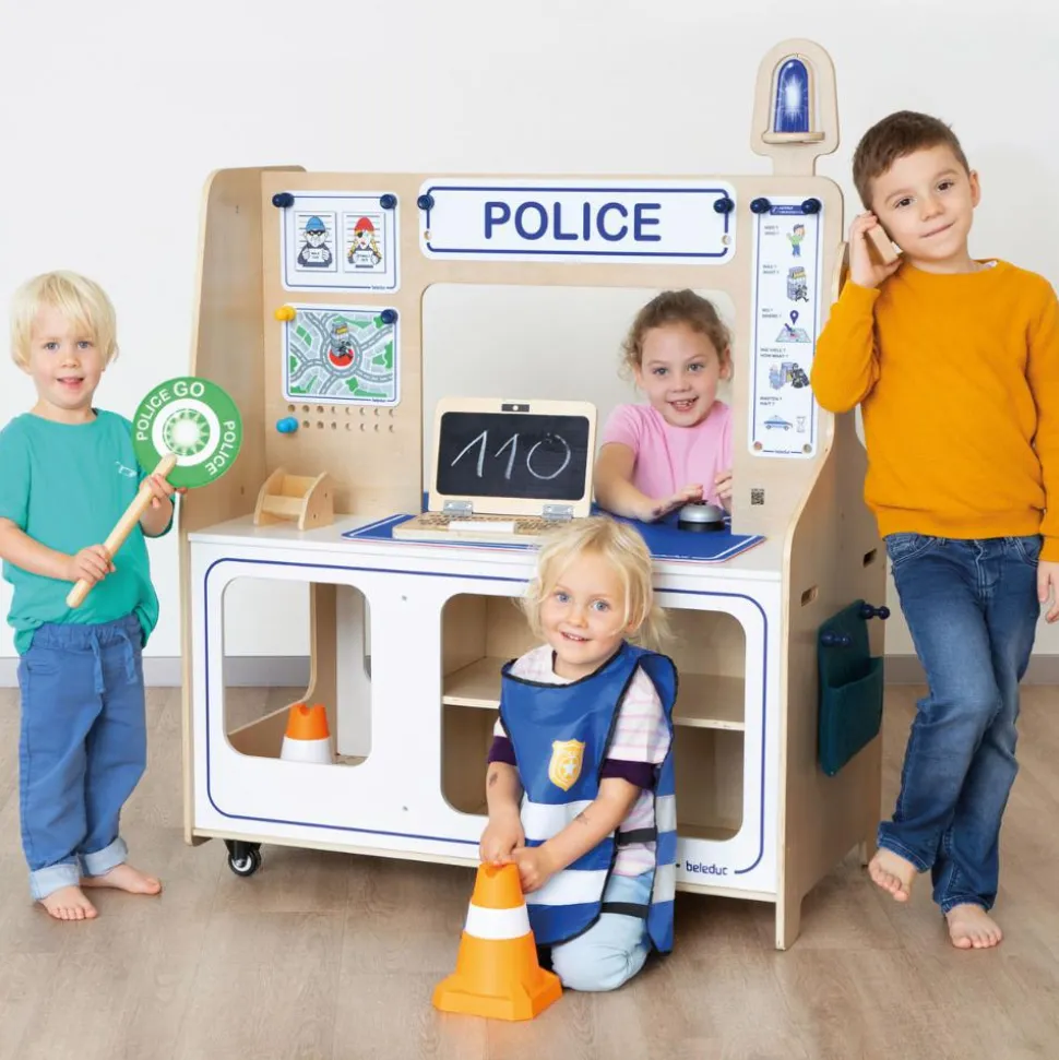 2-i-1 legestation - Brandstation & politistation