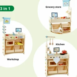 3-i-1 legestation - Køkken, butik & værksted
