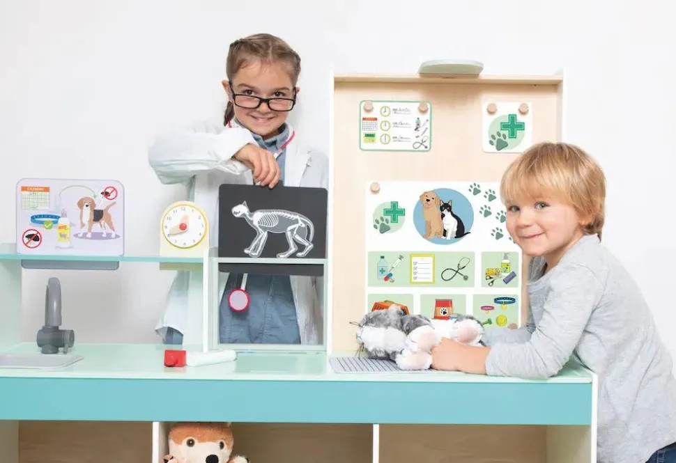 2-i-1 lægeklinik til mennesker og dyr