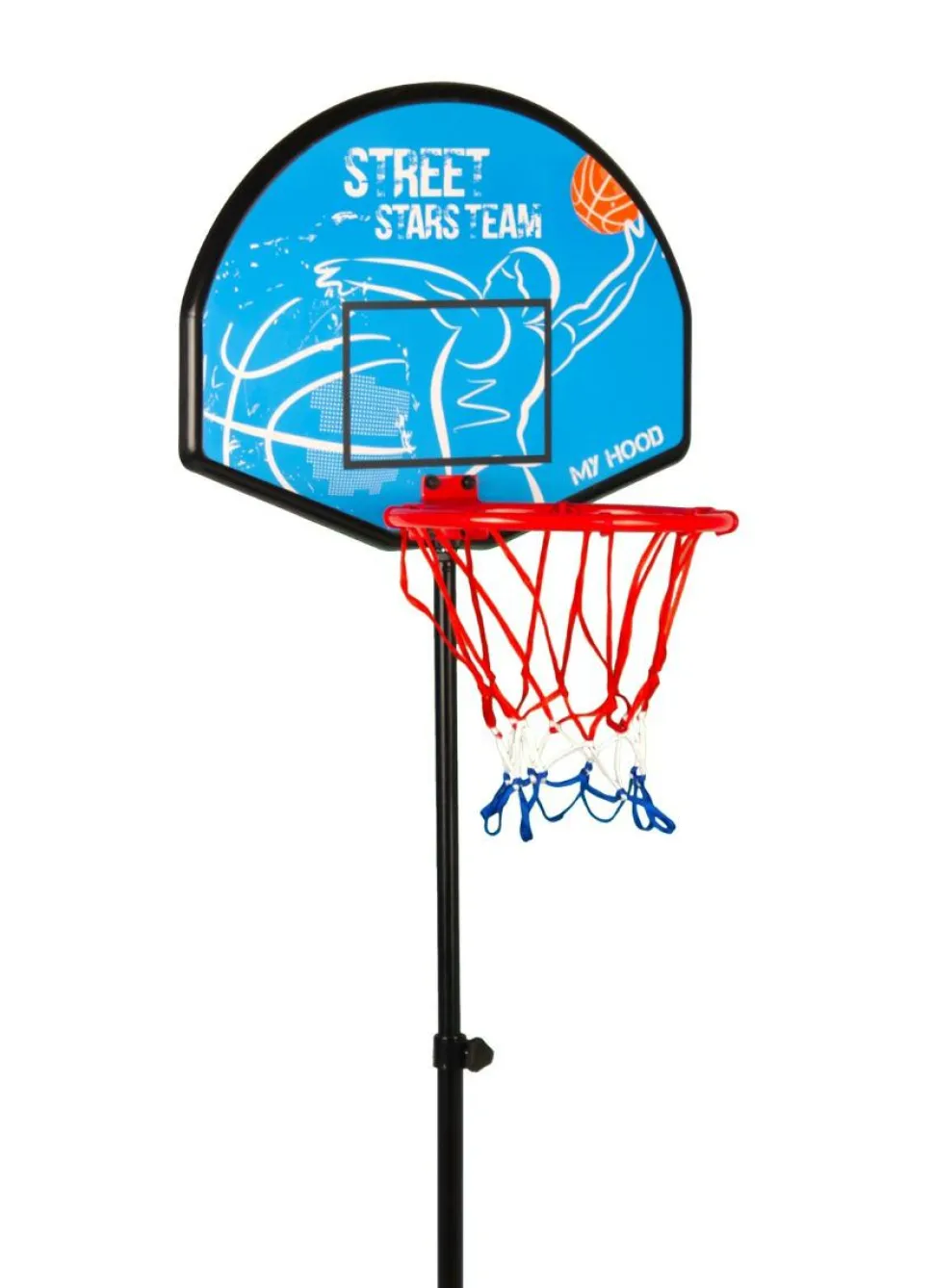 2-i-1 stander m. basketkurv og dartskive