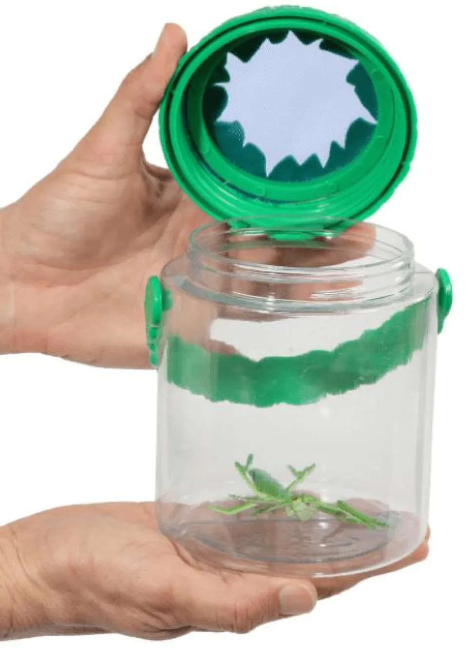 Insektglas m. net i låget - Ø10,5 cm