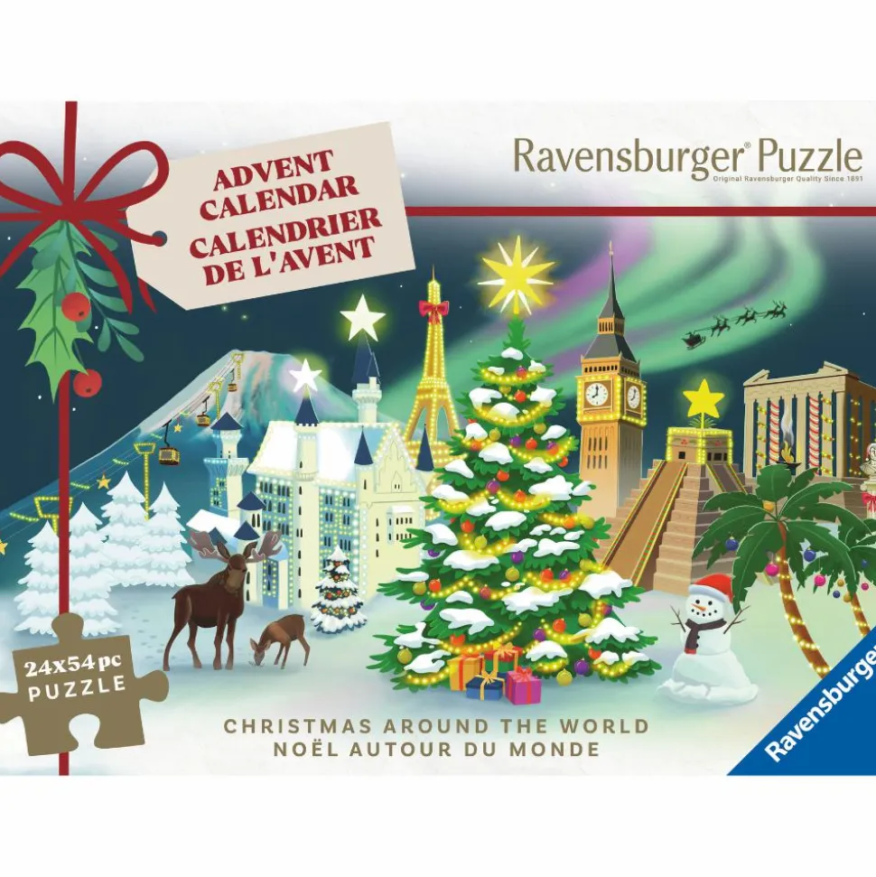 Julekalender puslespil - Jul i hele verden
