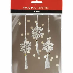 Julepose - Hæklede snefnug