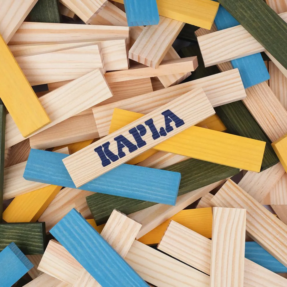 KAPLA klodser - Blå/Gul/Grøn, 120 stk