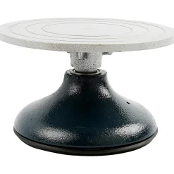 Kavalet Ø18 cm. - Drejefod i metal