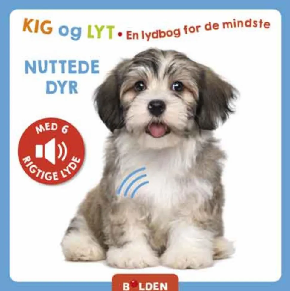 Kig og lyt. En lydbog for de mindste - Nuttede dyr
