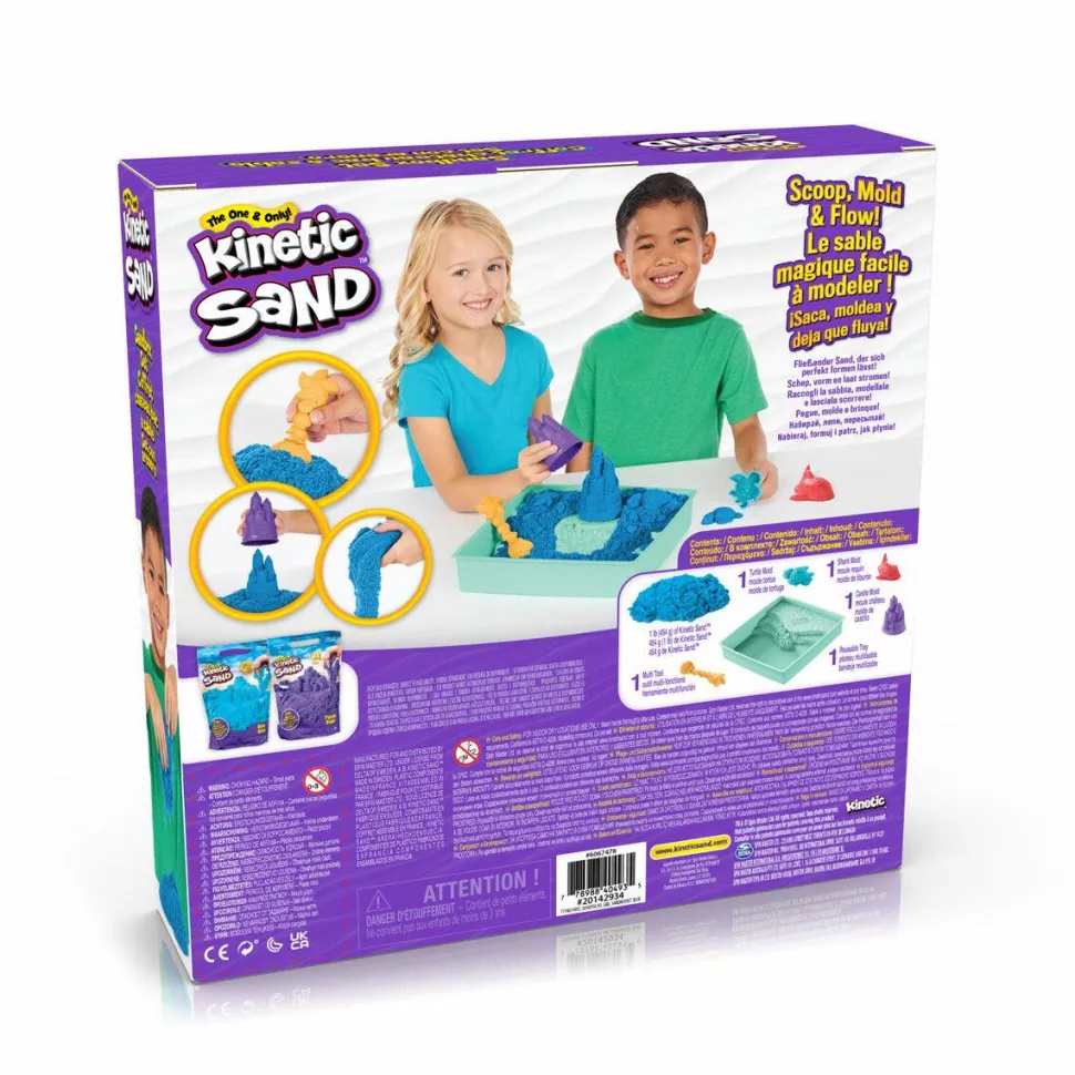 Kinetic Sand® - Sandbox blå, 454 gram
